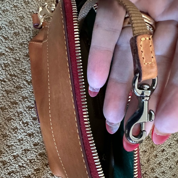 Dooney & Bourke Tan Crossbody Bag with Gold Hardware - Picture 7 of 12